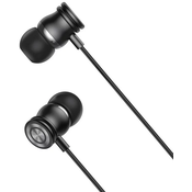 Wired Earbuds XO EP56, Black (6920680829705)
