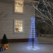 Božicno drvce sa šiljkom i 108 LED žarulje plave 180 cm