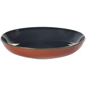 SERAX L globok krožnik 23,5 cm, temno modra/rdeča