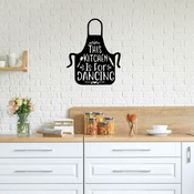 Wallity Zidna dekoracija This Kitchen Is For Dancing - 459, 57 x 70 cm,  Crna