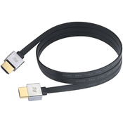 Kabel Real Cable - HD-ULTRA HDMI 2.0 4K, 2m, crno/srebrni