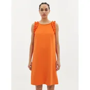 Joseph Ribkoff Poletna obleka 242115 Oranžna Regular Fit
