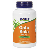 NOW Foods Gotu Kola, 450 mg, 100 zeliščnih kapsul