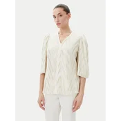 Bruuns Bazaar Bluza Collard Majlya BBW4486 Bež Regular Fit