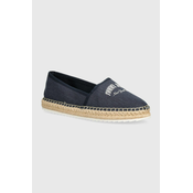 Espadrile Tommy Jeans TJW VARSITY ESPADRILLE boja: tamno plava, EN0EN02470