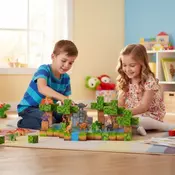 ECO TOYS Set magnetnih kocki za decu – 142 dela/ kocke i dinosaurisi