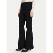 TWINSET Hlače iz tkanine 252TP3206 Črna Flare Fit