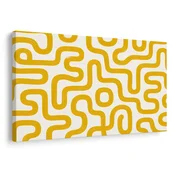 Slika retro rumen geometrijski vzorec - 40x30