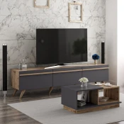 Hanah Home Set TV Komoda i klub sto Orah