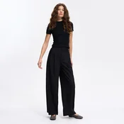 Reserved - Plisirane pantalone širokih nogavica
