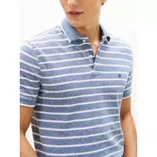 TOMMY HILFIGER Majica  dimno modra / bela