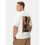 HUGO Majica Detzi 50563795 Bela Relaxed Fit