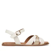 TOMMY HILFIGER Sandali  zlata / bela