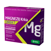 Magnezij Krka Direkt prašek za direktno uporabo, 20 vrečk