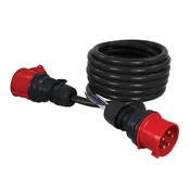 221-113 Podaljševalni kabel z vtičem in natičnim priključkom CEE 16 A 400 V ~ 10500 W IP44 3858890447910