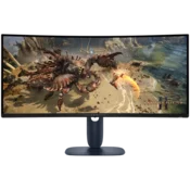 Monitor Alienware 34 Gaming AW3425DWM Curved, 3440x1440, WQHD, 180Hz, VA Antiglare, 21:9, 3000:1, 400 cd/m2, AMD FreeSync+ VESA, 4ms/2ms/1ms, 178/178, DP, 2xHDMI, 2xUSB-A, USB-B, Tilt, Pivot, Height Adjust, 3Y