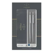 Parker Jotter Set iz nerjavečega jekla CT, kemični svinčnik in mehanski svinčnik