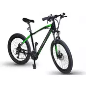 Elektricni bicikl crno zeleni Xwave E-bike