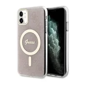 shumee Ovitek Guess 4G MagSafe - iPhone 11 (roza)