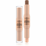 Catrice Magic Shaper Contour & Glow Stick bronzer in osvetljevalec v stiku 9 g Odtenek 030 deep