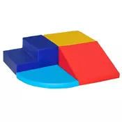 Homestar Set mehkih gradnikov 4 kosi 45x45x25 cm večbarvno