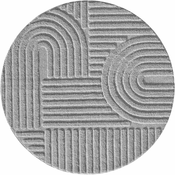 Svetlo siva okrogla preproga o 80 cm Art – Ayyildiz Carpets