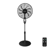 Aigostar - Stajaci ventilator 60W/230V crni + daljinski upravljac