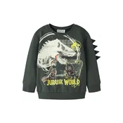 NAME IT Majica NMMJal Jurassic World bež / rjava / rumena / temno zelena