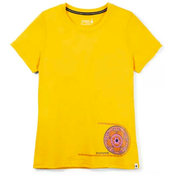 Ženska majica Smartwool Merino Sport 150 Crankset Short Sleeve Mango Sorbet L