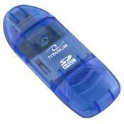 TITANUM TA101B čitač kartica USB 2.0 Plavo