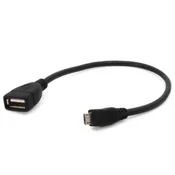 3G (81889) kabl Micro USB (muški) na USB (ženski) 0,3m crni