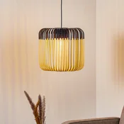 Forestier viseča svetilka Bamboo M, O 45 cm, črna - Dnevna soba/jedilnica - Dizajn - Bambus