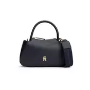 TOMMY HILFIGER Ročna torbica  temno modra / rdeča / bela