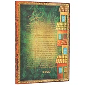 Kalendarz Flexi Garcia Marquez, One Hundred Years of Solitude Midi 12-M-cy Horizontal 2027, Paperblanks