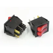 Stikalo MK-321 KCD2-4-2101N 230V AC osvetljeno VKLOP-IZKLOP 5 kosov