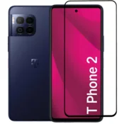 GS 3D kaljeno steklo za T Phone 2 5G, črn okvir