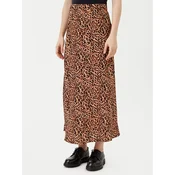 Pieces Midi krilo Franan 17116541 Rjava Regular Fit