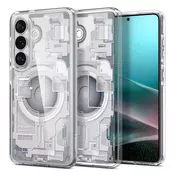 Ovitek Spigen Ultra Hybrid Mag za Samsung Galaxy S26 - zero one white