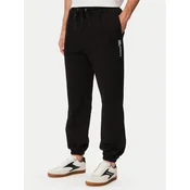 Karl Lagerfeld Jeans Spodnji del trenirke B3M10014 Črna Slim Fit