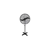 Industrijski stojalni ventilator 190 W/230 V, 187 cm, črn