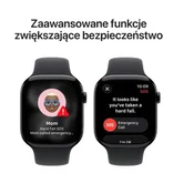APPLE Watch Series 11 GPS 42 mm ohišje iz aluminija v barvi jet črna s črnim športnim trakom - S/M