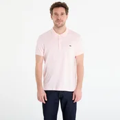 Majice LACOSTE Short Sleeved Ribbed Collar Shirt Flamingo 4