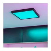 Eglo 901375 -LED RGBW z možnostjo zatemnitve kopalniška stropna svetilka FUEVA-Z LED/13,5W/230V 29,5cm IP44 črna