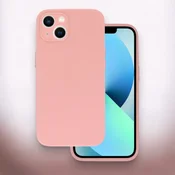 Infostyle Silikonski ovitek Lite za iPhone 13 Pro Max Svetlo roza/Silikon