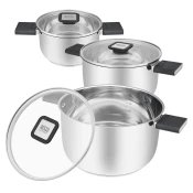 Resto ANSER 92214 set posode lonec s pokrovko 6 kos
