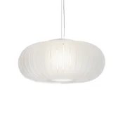 Kartell viseča svetilka Teresa Frozen, barva ledu, O 50 cm, E27 - Dnevna soba/jedilnica - Dizajn - Plastika