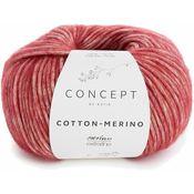 Katia Cotton Merino 125 Maroon Pletilna preja