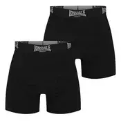 shumee 2x Lonsdale TRUNKS boksarice črne barve v škatli, velikost XXL