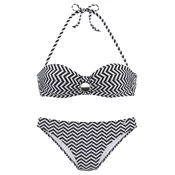 JETTE Bikini  črna / bela