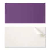 shumee Komplet samolepilnih vinilnih ploščic, vijolična barva, 10x40x20 cm